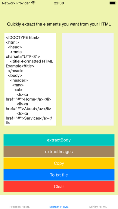 Screenshot #3 pour HtmlProcessorHelper