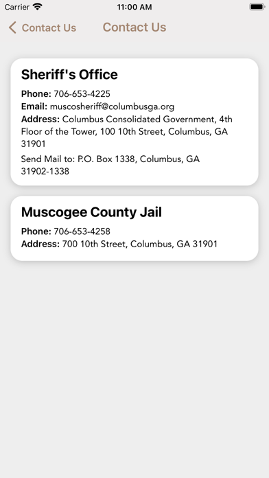 Muscogee County Sheriff Screenshot