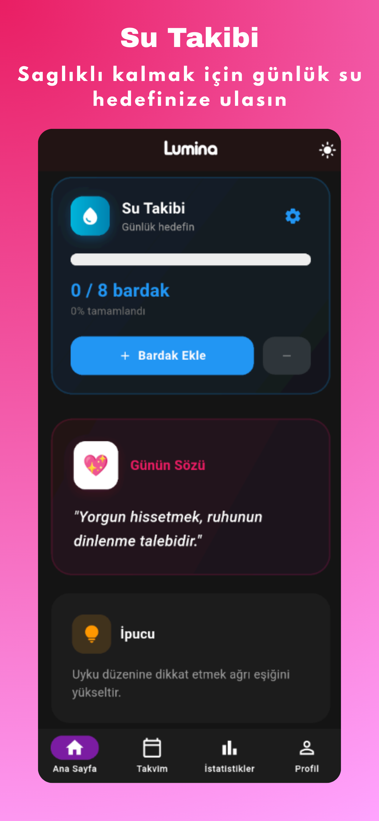 Lumina - Adet Takvimi & Regl