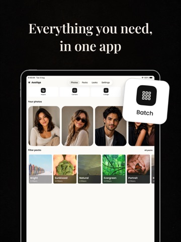 Aestiqa Aesthetic Photo Editor iPad screenshot