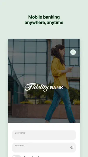 Fidelity Mobile Banking screenshot 1