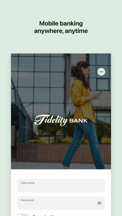 Fidelity Mobile Banking Screenshot 1 of 4