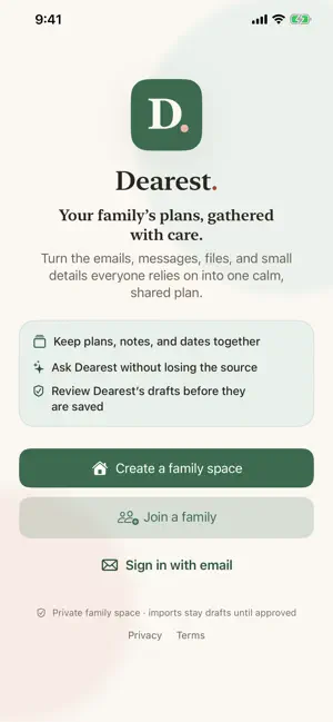 Dearest Family Planner screenshot 1