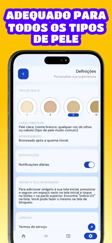Índice UV: Bronzeamento e Sol screenshot 6 of 8