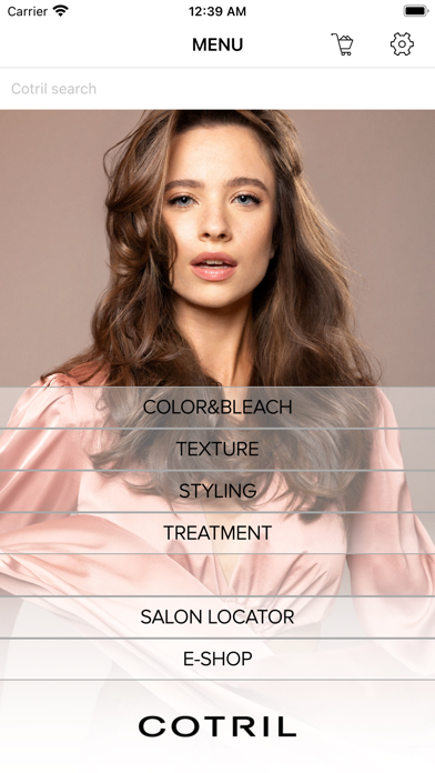 COTRIL Products Screenshot