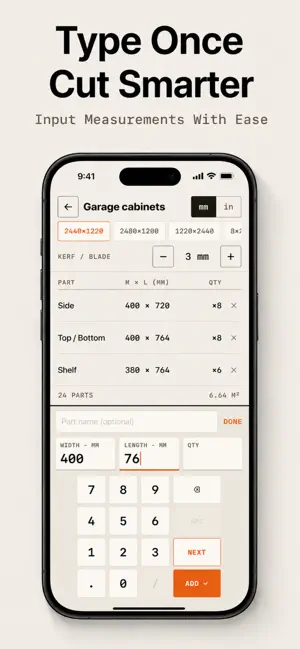 CutSmart - Cut List Optimizer screenshot 2