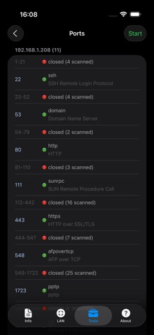 Network Analyzer: net tools screenshot