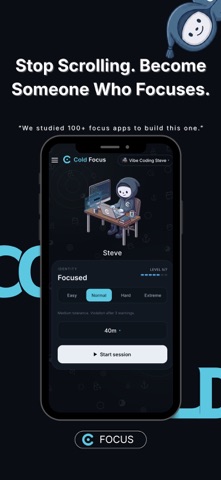 Cold Focus: Deep Work Timer Screenshot 1 of 8