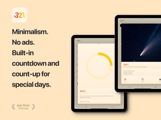 Screenshot #5 pour KeyDays · Minimal Day Counter