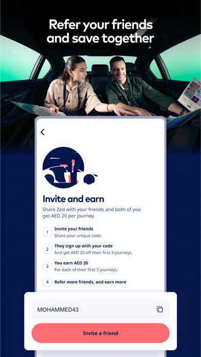 Zed: Book your taxi ride Screenshot