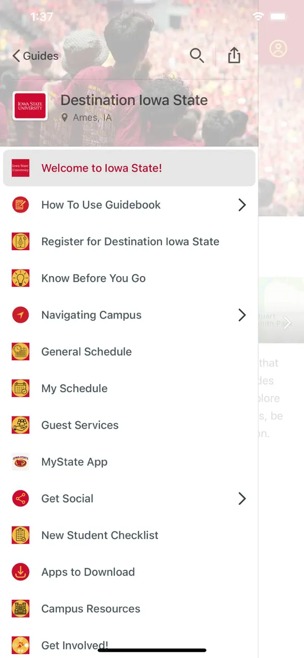 Screenshot #2 pour Iowa State University Guides