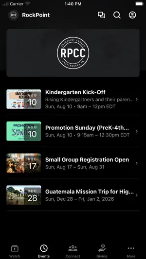 RockPoint Church Chattanooga screenshot 2