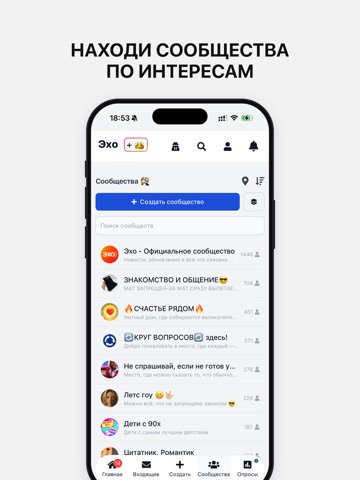 Эхо - Анонимные вопросы iPad screenshot 5