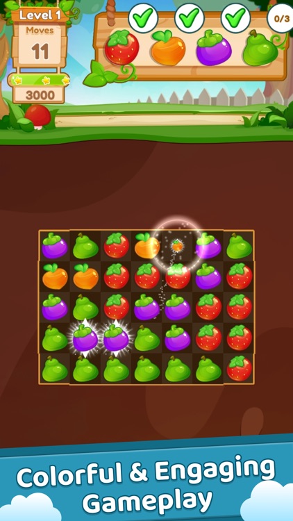 Fruit Games Match & Swipe screenshot-3