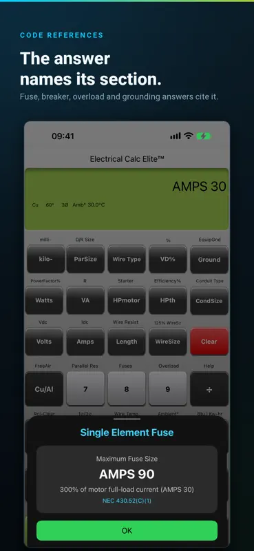 Electrical Calc Elite screenshot 2 of 8