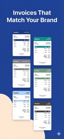 Invoice Creator & Generator Screenshot 3 of 7