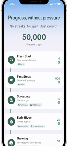 Kora - A Calm Walking App screenshot