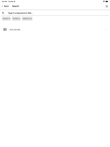 VLC Member Libraries App ipad screenshot 4