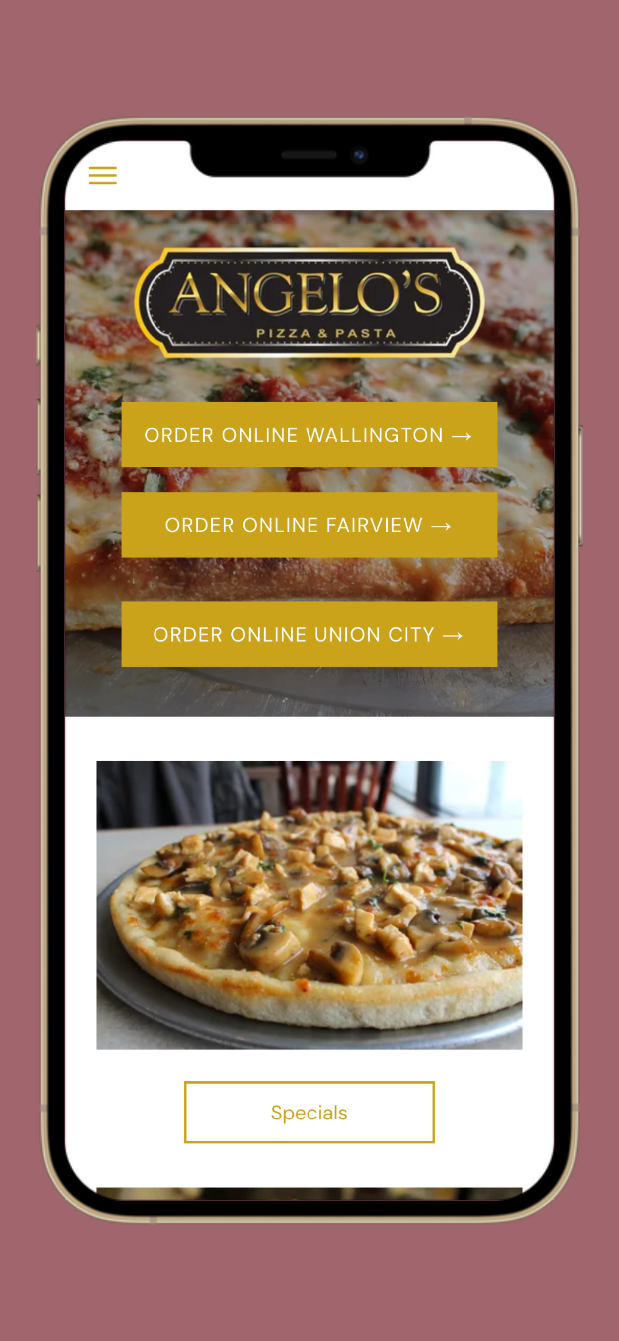 Angelo’s Pizza & Pasta