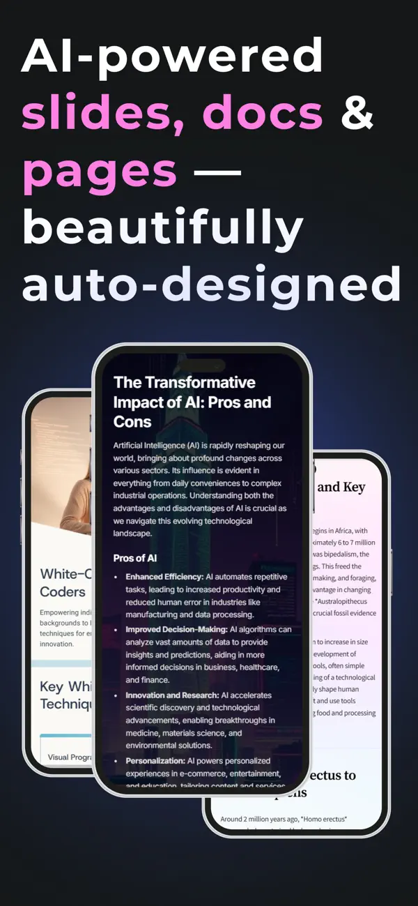 Screenshot #2 pour AI Presentation Maker – Slides