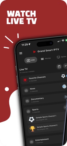 IPTV Grand: Xtream & M3U screenshot