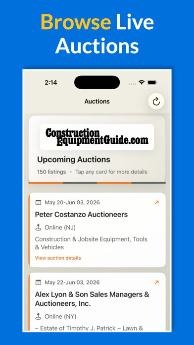 Construction Equipment Guide screenshot