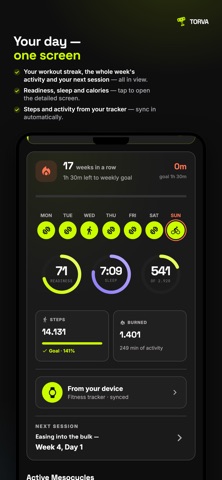 Torva: Hypertrophy Tracker Screenshot 3 of 8