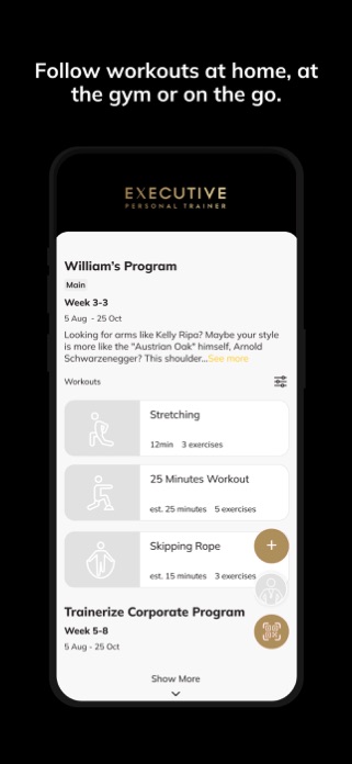 Executive Personal Trainer Screenshot 3 of 6
