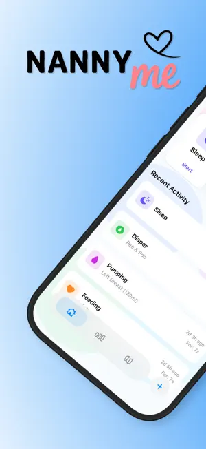 Nanny & Me - Newborn Tracker screenshot 1