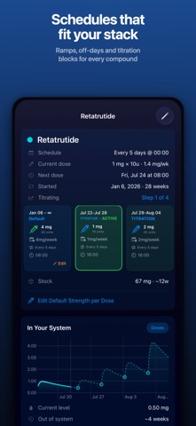 Peptide & TRT Tracker: OptiPin Screenshot 5 of 10