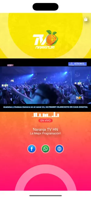Naranja TV HN screenshot 2
