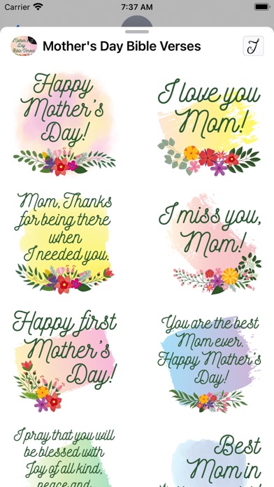 Screenshot #2 pour Mother's Day Bible Verses