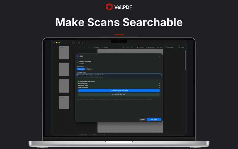 VeilPDF — Offline PDF Toolkit screenshot