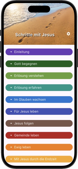 Schritte mit Jesus Screenshot 2 of 8