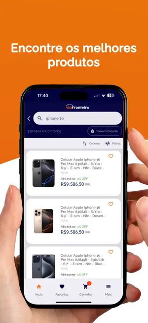 ViaFronteira: Compras Online screenshot 2