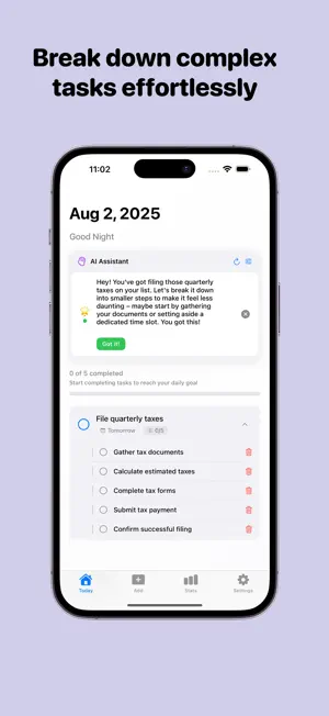 Done: Daily Focus Task Tracker screenshot 3