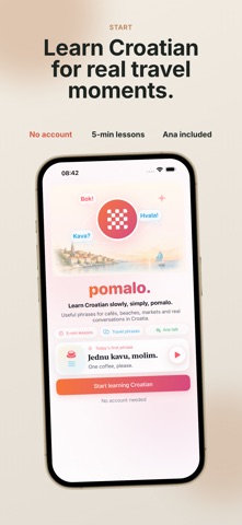 Pomalo: Learn Croatian Screenshot 1 of 6