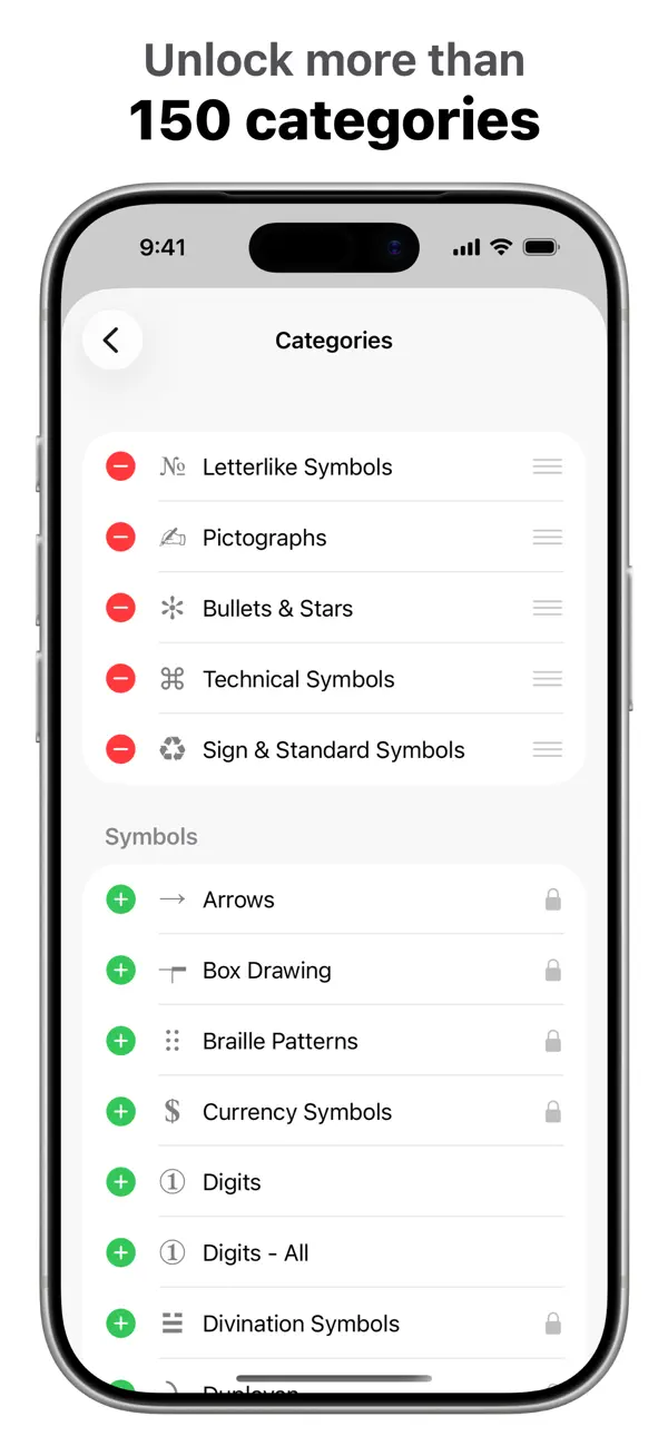 #6. UniChar — Unicode Keyboard (iOS) Podle: Jordan Hipwell