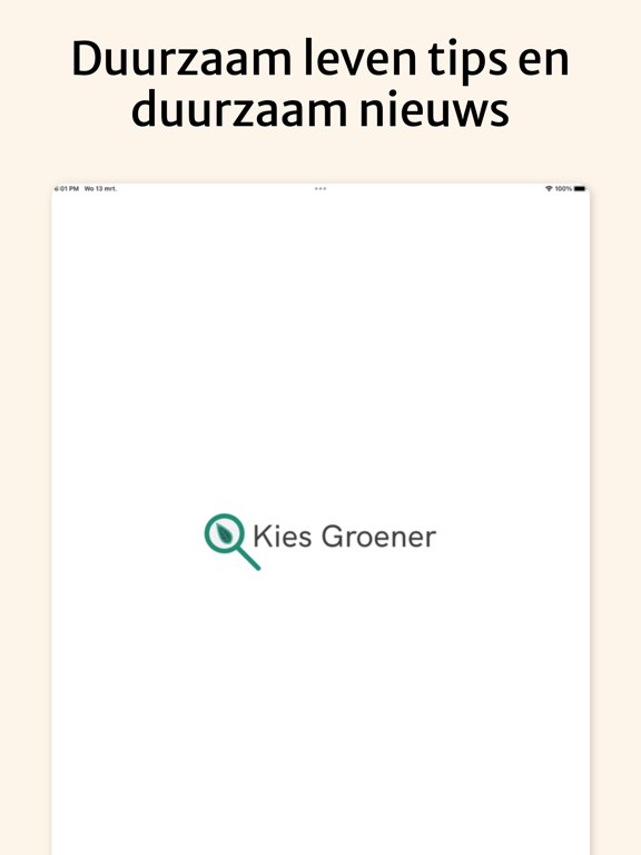 Kies Groener - Duurzaam leven