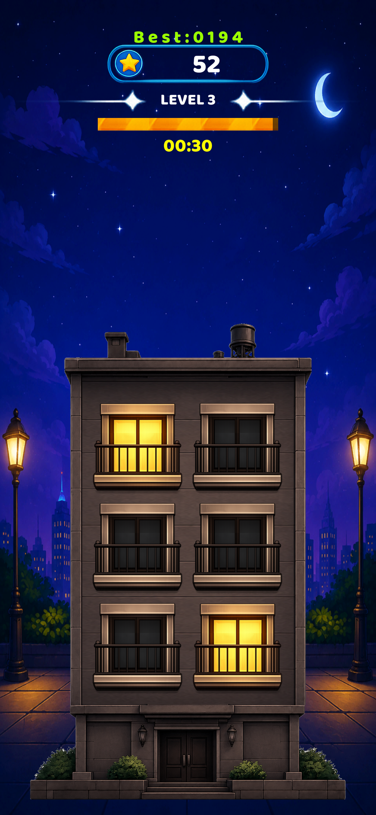Apartment Lights Up