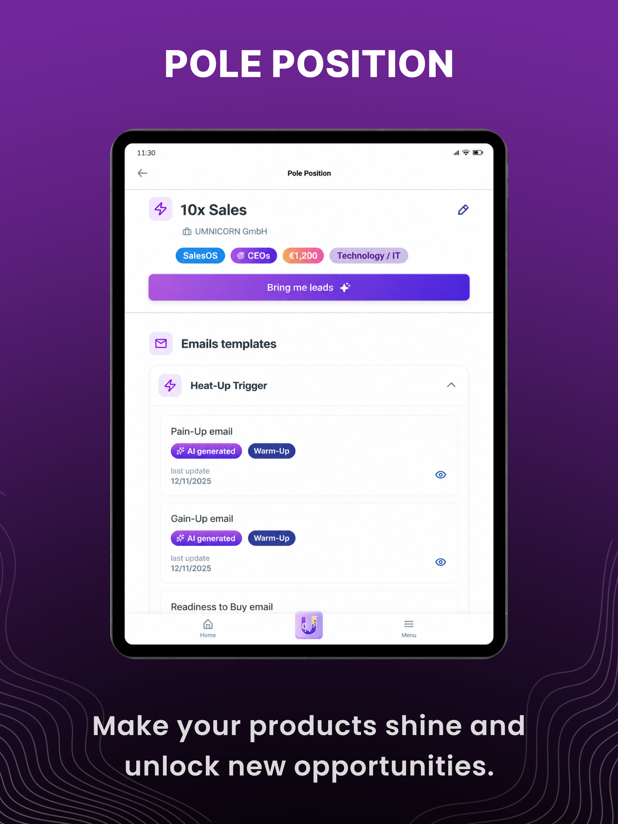UMNICORN – AI Sales CRM screenshot 11