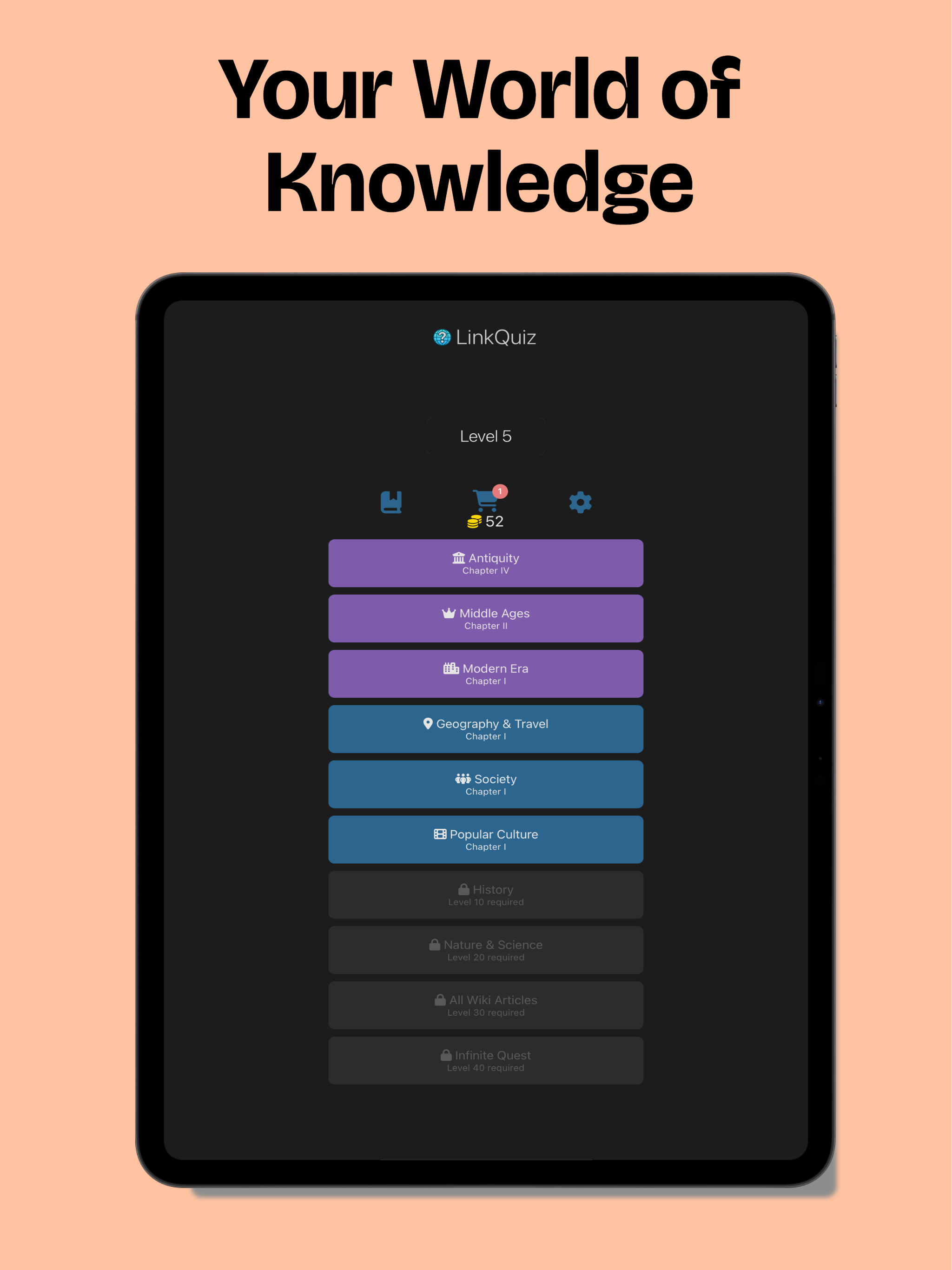 LinkQuiz: Trivia & Knowledge