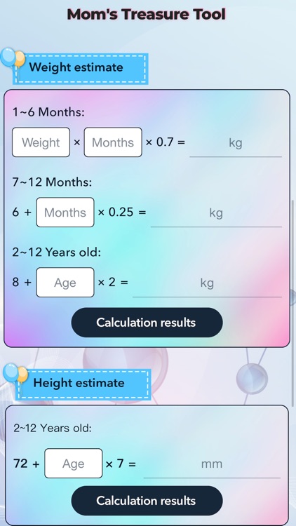 Daily life calculator