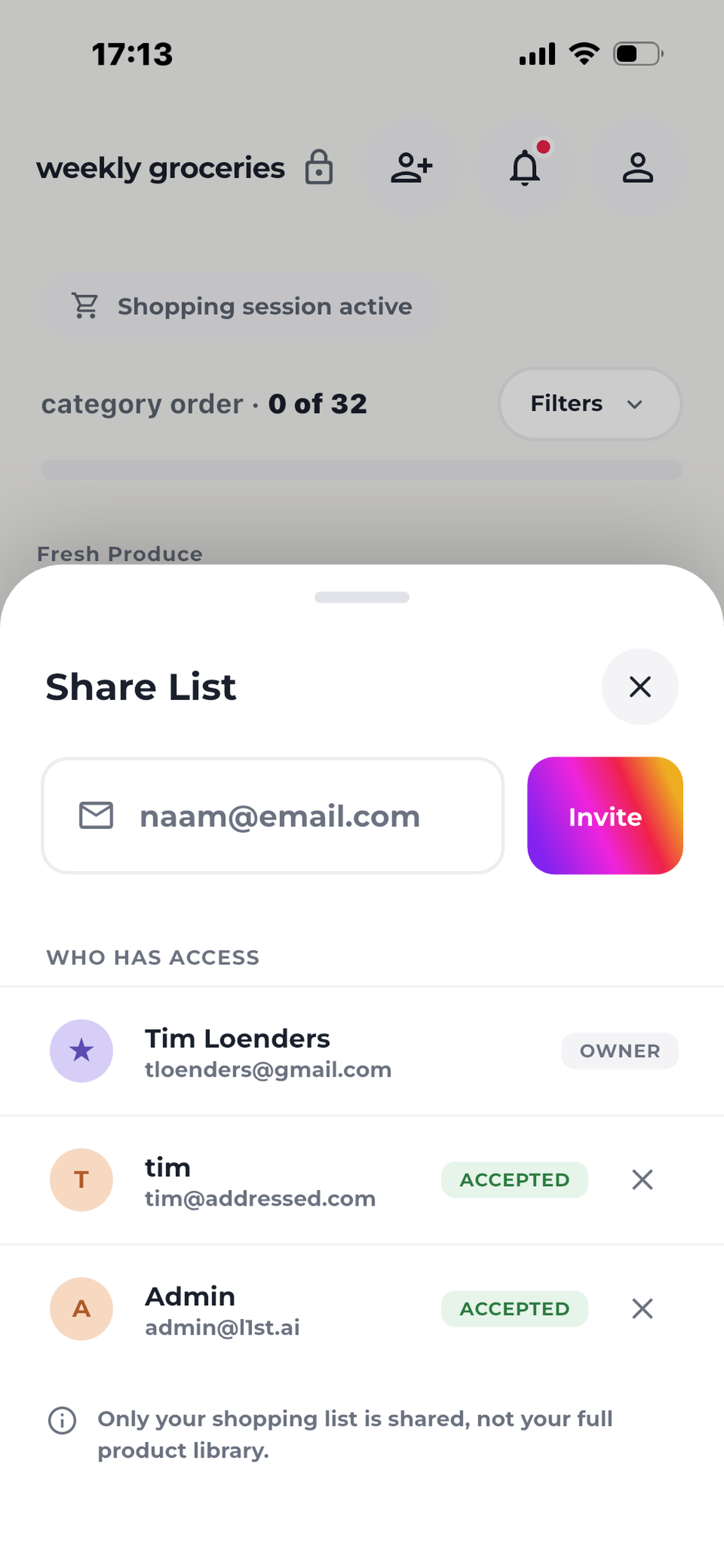 L1st: AI Grocery List, Deals screenshot 2