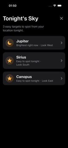 SkyCue: Star Map Screenshot 3 of 3