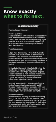 Readout Golf Screenshot 3 of 5