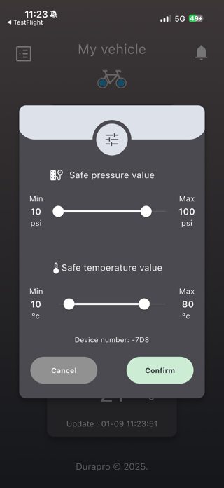 Dura TPMS Screenshot 9 of 10