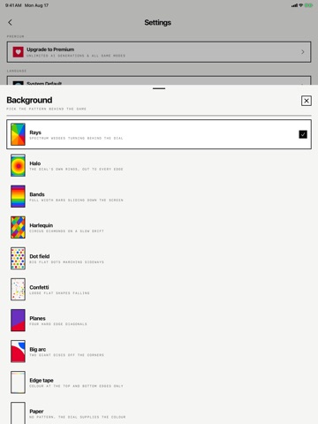 Spectrum: Mind Reading Game iPad screenshot