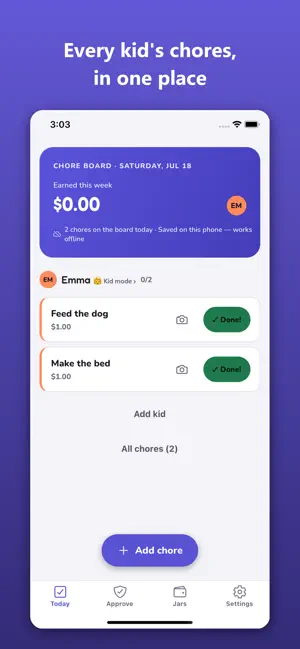 ChoreJar: Chores & Allowance screenshot 1