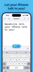 SpeakLine – Text to Speech screenshot #1 for iPhone